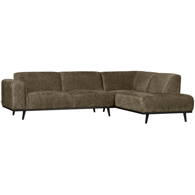Woood Statement hoekbank rechts structure velvet bonsai