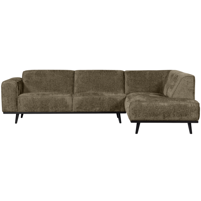Woood Statement hoekbank rechts structure velvet bonsai