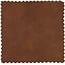 Woood Statement hoekbank rechts lederlook cognac