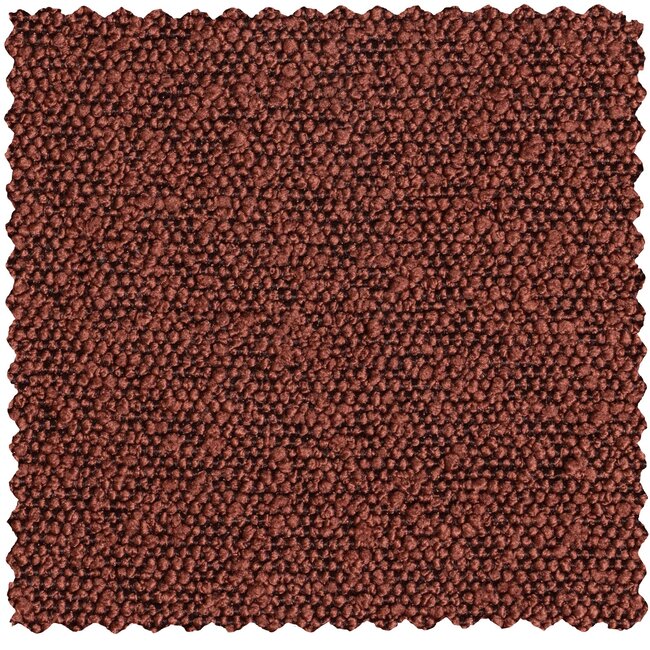 Woood Statement hoekbank links bouclé chestnut