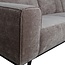 Woood Statement hoekbank rechts platte brede rib taupe