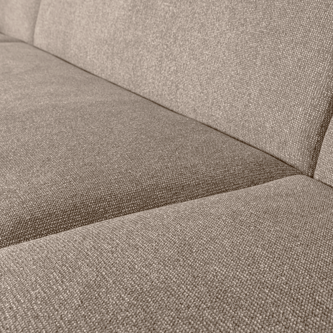 Woood Sloping u-vorm bank naturel melange
