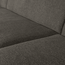 Woood Sloping u-vorm bank grijs/zwart melange