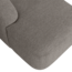 Woood Sloping u-vorm bank grijs melange