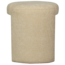 Woood Charlie gestoffeerde kruk naturel