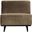 Woood Statement 1-zits element fluweel taupe