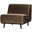 Woood Statement 1-zits element fluweel taupe