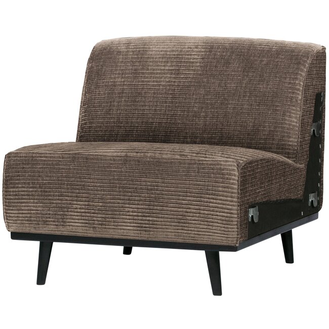 Woood Statement 1-zits element brede platte rib taupe