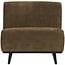 BePureHome Statement 1-zits element brede platte rib rock