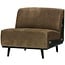 BePureHome Statement 1-zits element brede platte rib rock