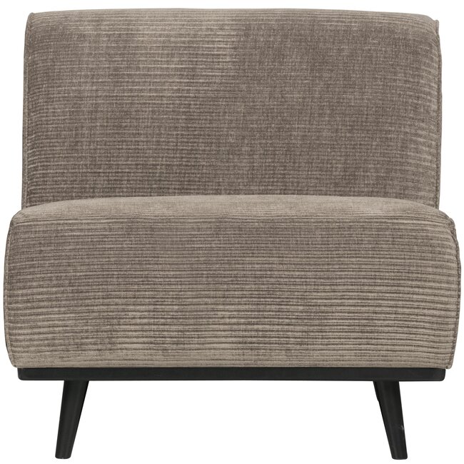BePureHome Statement 1-zits element brede platte rib clay