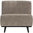 BePureHome Statement 1-zits element brede platte rib clay