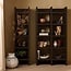Woood Timo open kast mdf donkerbruin 195x100x40cm - showroommodel