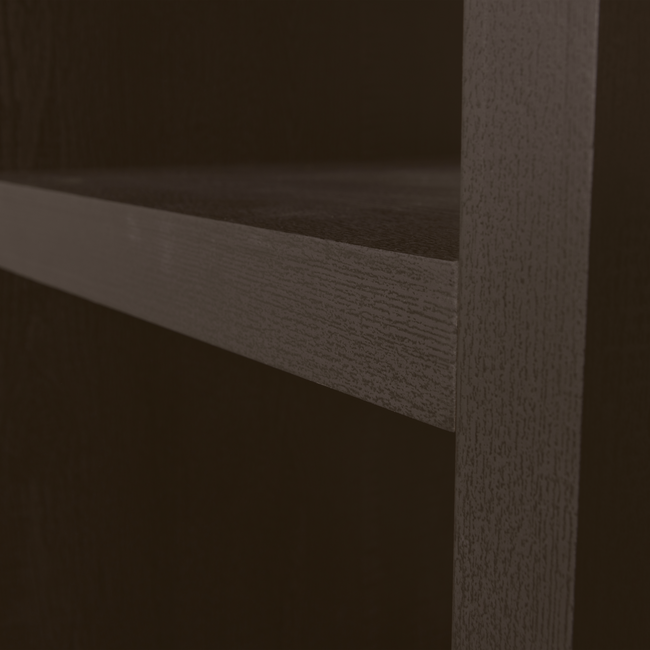Woood Timo open kast mdf donkerbruin 195x100x40cm - showroommodel