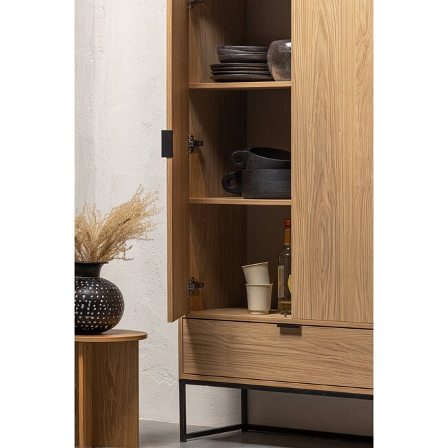 Woood Silas 2-deurs kast eiken decor [fsc]