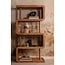Woood Rattle open kast hout naturel