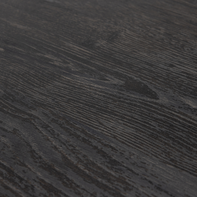 Woood Oona eettafel rond met 3-poot mdf donkerbruin ø140cm
