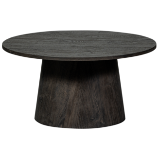 Woood Maan salontafel mdf donkerbruin 45xø60cm