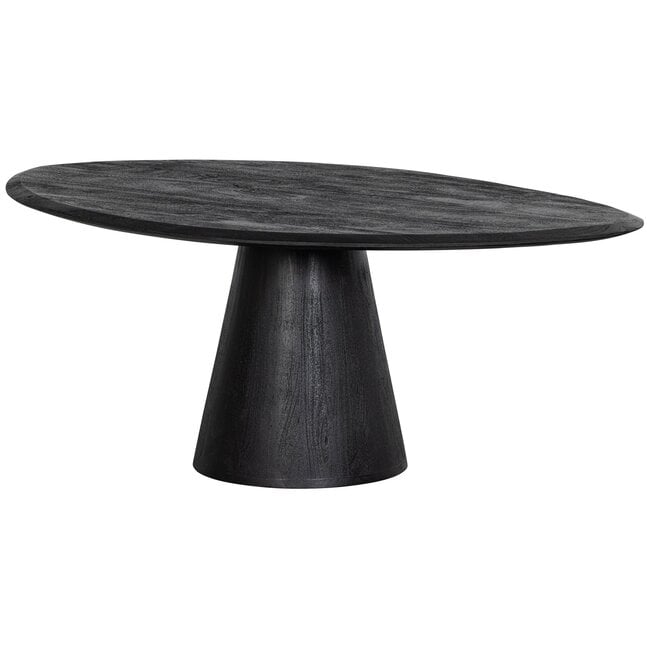 Woood Posture salontafel hout zwart ø120cm