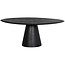 Woood Posture salontafel hout zwart ø120cm