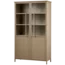 Woood Exhibit vitrinekast metaal khaki