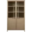 Woood Exhibit vitrinekast metaal khaki