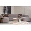 Woood Sloping u-vorm bank grijs melange