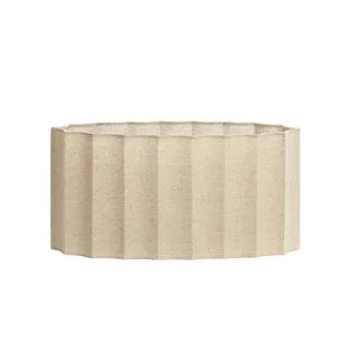 Light en Living Kap ovaal recht smal 38-17,5-19 cm DISLI naturel
