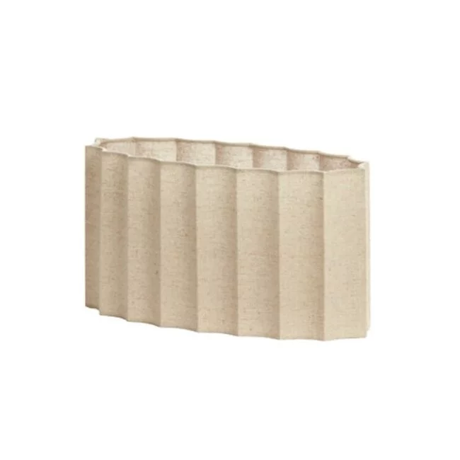 Light en Living Kap ovaal recht smal 38-17,5-19 cm DISLI naturel