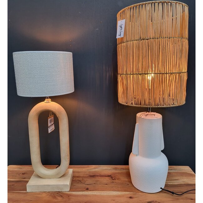 Light en Living Lampvoet 30x12x59 cm PACECO hout mat naturel