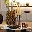 Light en Living Vaas NATALIA keramiek geel-bruin - 2 afmetingen