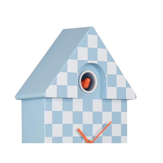 Karlsson Klok Modern Cuckoo Checker zacht blauw