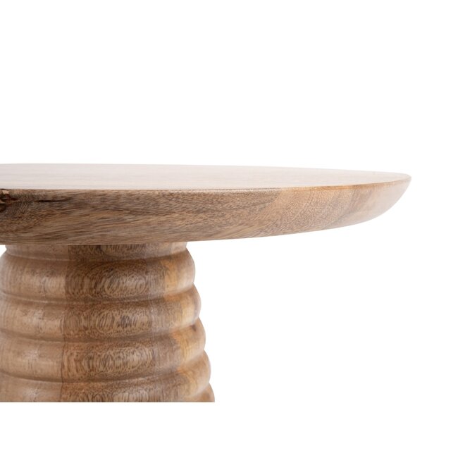 Leitmotiv Bijzettafel Force Striped Base mango