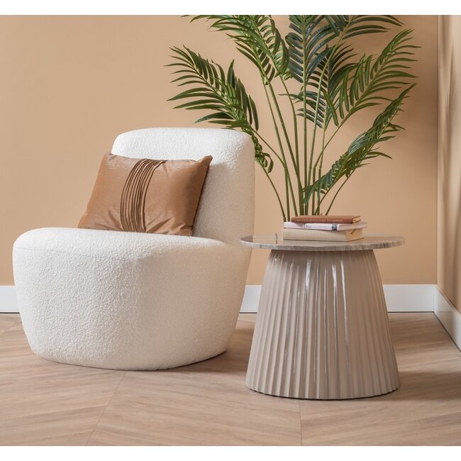 Leitmotiv Salontafel Luscious Con zand bruin