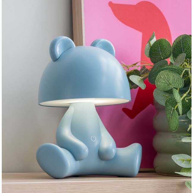 Leitmotiv Tafellamp Bear licht blauw