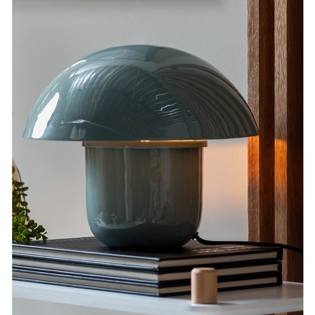 Leitmotiv Tafellamp Fat Mushroom groen blauw
