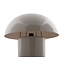 Leitmotiv Tafellamp Fat Mushroom warm grijs