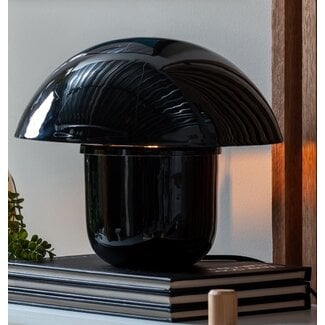 Leitmotiv Tafellamp Fat Mushroom zwart