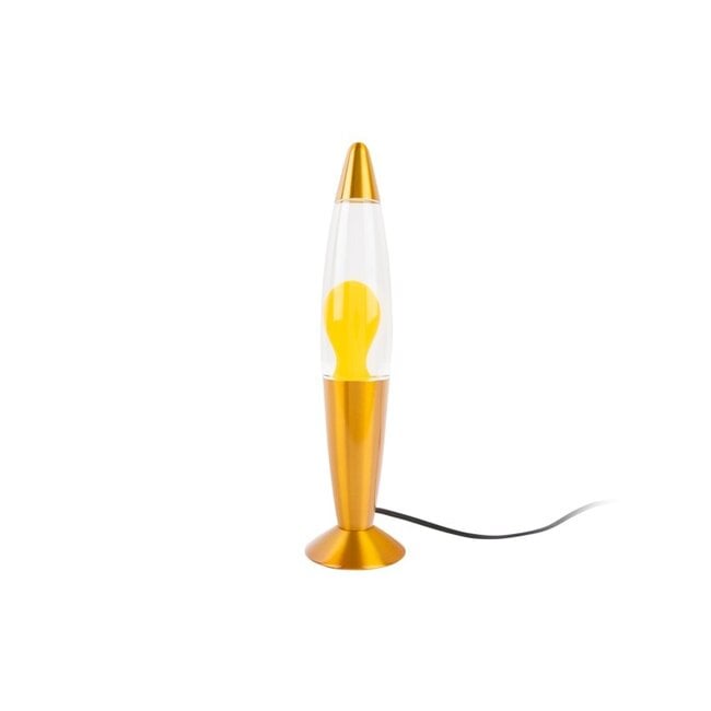 Leitmotiv Tafellamp Funky Rocket Lava geel