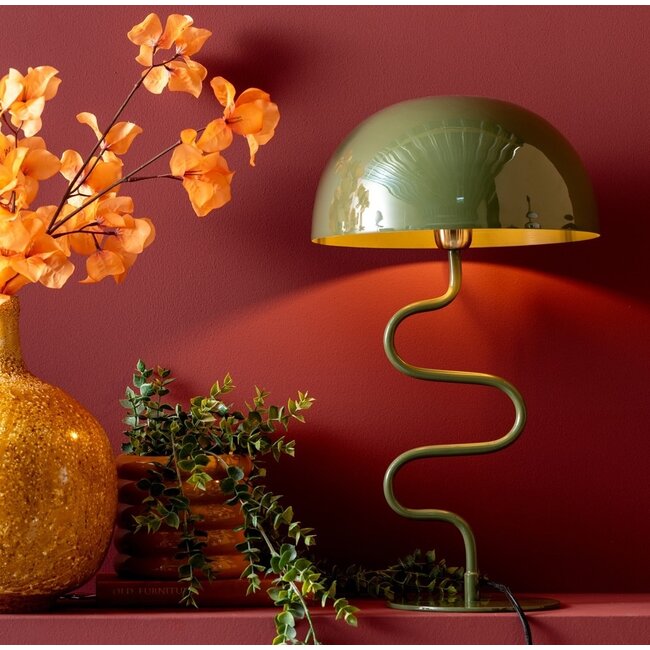 Leitmotiv Tafellamp Twist Jungle groen