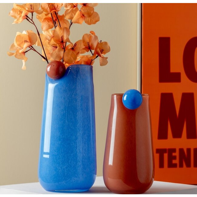 Present Time Vaas Bolita Large zacht blauw