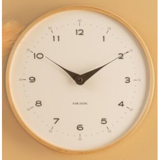 Karlsson Wandklok Osado Dome wit