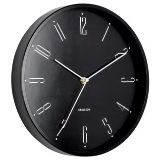 Karlsson Wandklok Regal Numbers zwart