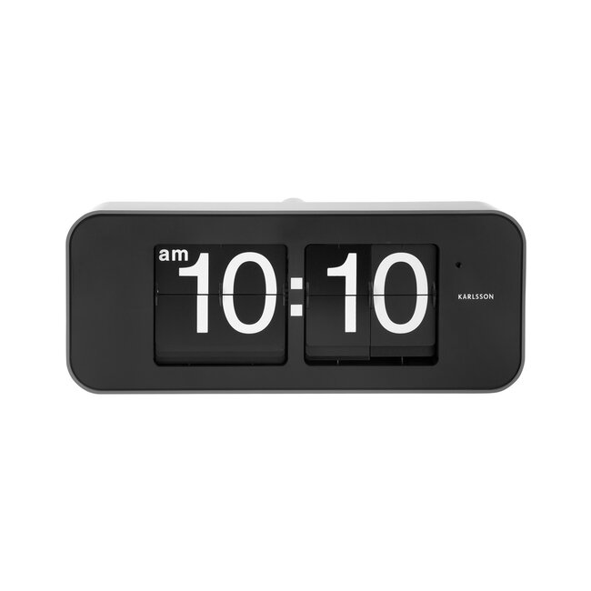 Karlsson Wandklok Wide Flip wit