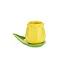 Balvi Koffiekopje Tulp - set van 4 kopjes met schotels