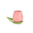Balvi Koffiekopje Tulp - set van 4 kopjes met schotels