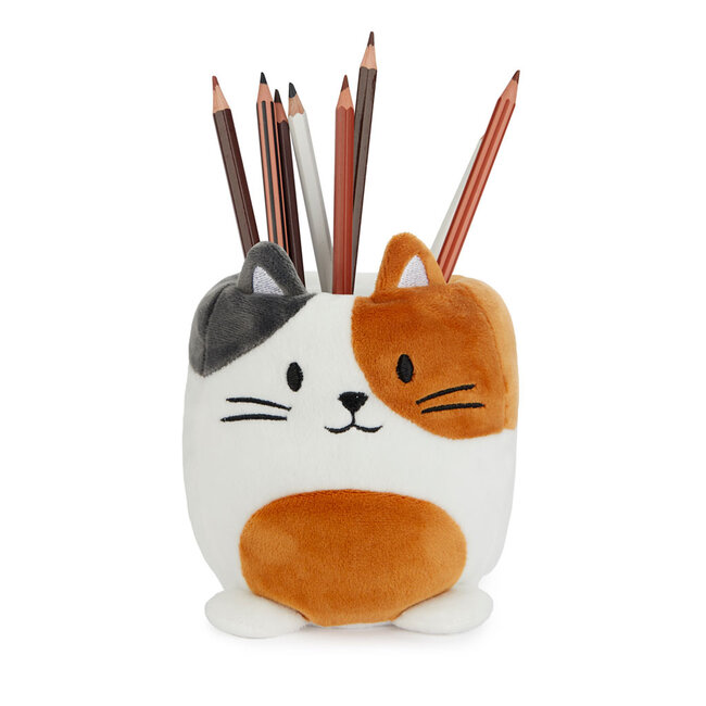 Balvi Pennenbakje Fluffy Kitty Calico velvet Multicolor