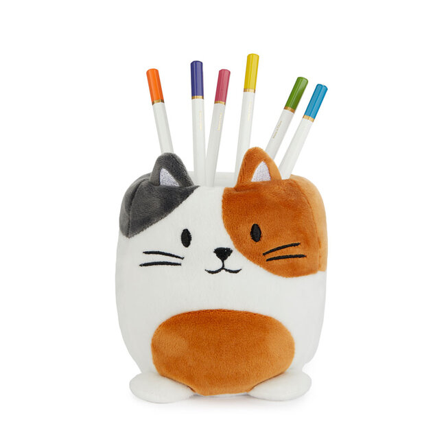 Balvi Pennenbakje Fluffy Kitty Calico velvet Multicolor