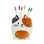 Balvi Pennenbakje Fluffy Kitty Calico velvet Multicolor