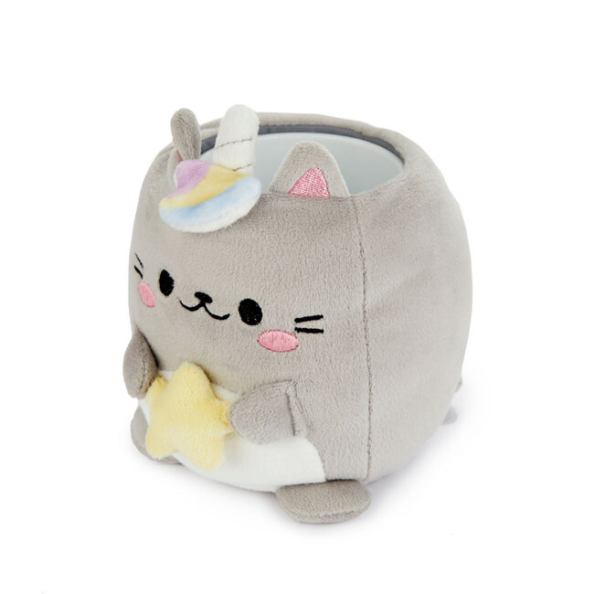 Balvi Pennenbakje Fluffy Kawaii Starry Grijs